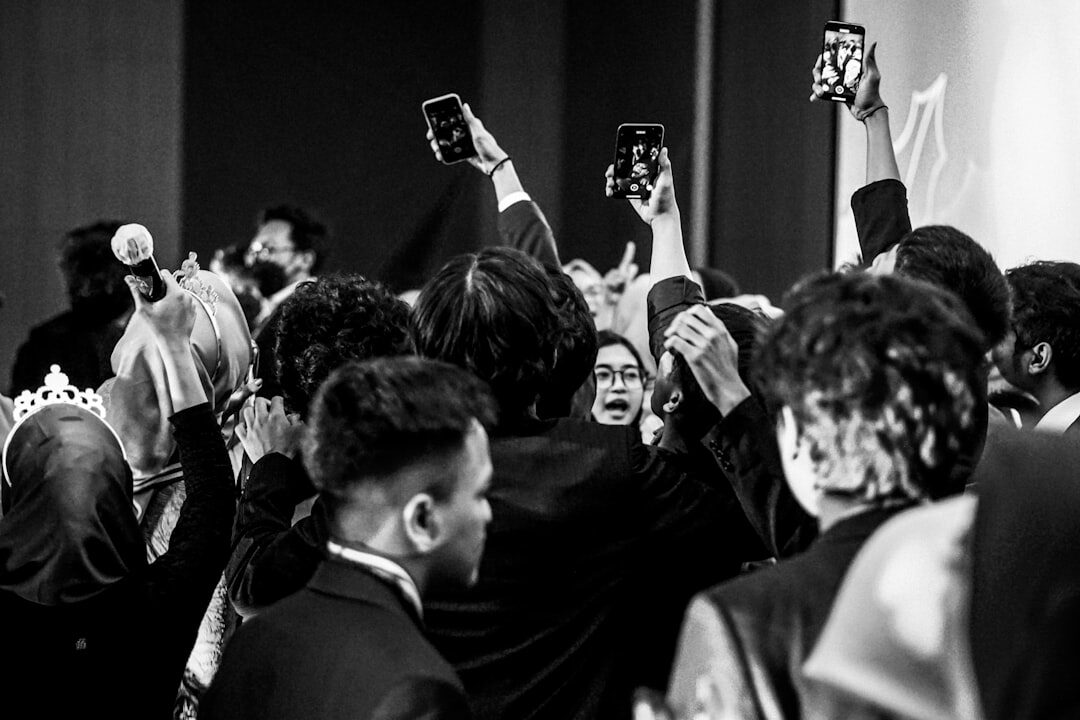 Live streaming event with audience